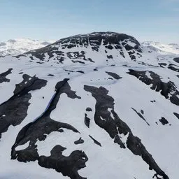 Snow Mountain Landscape