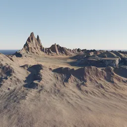 Rocky Mountain Terrain Landscape