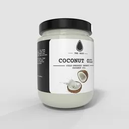 Organic Coconut Oil Jar