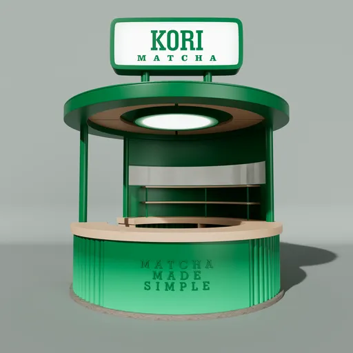 Modern Matcha Kiosk