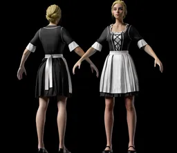 Maid Female  – Classic Maid Outfit