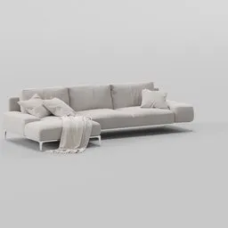 Sofa couch type gray