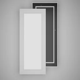 Rustic Rectangle Wood Mirror