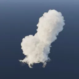 Puffy Cumulus Tower Cloud VDB