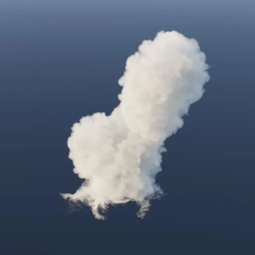 Puffy Cumulus Tower Cloud VDB