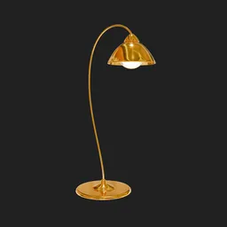 Floor lamp golden