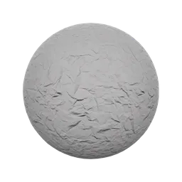 High-resolution 2K wrinkled paper texture for realistic PBR material in 3D modeling and Blender.