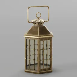 Copper lantern