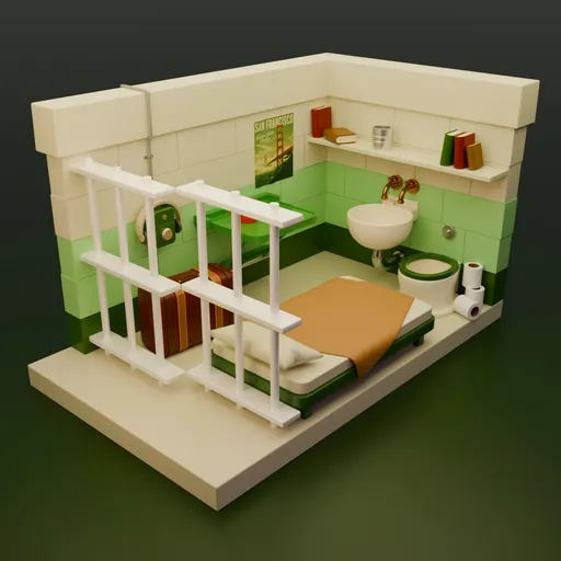 Prison cell