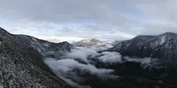 Overcast Fog Mountain Valley