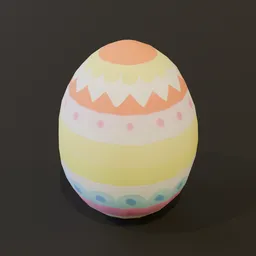 Easter Egg with Pattern