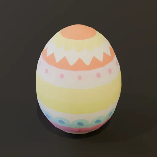 Easter Egg with Pattern