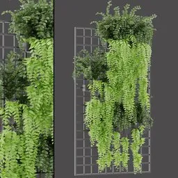 Potted Hanging Foliage Panel