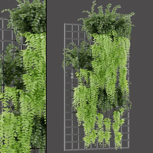 Potted Hanging Foliage Panel