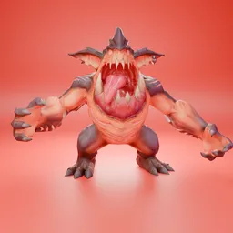 Little Monster V2- Rigged -LowPoly