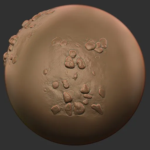 Gravel Brush Broken Chunk