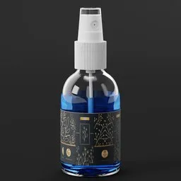 Spray Bottle with Liquid