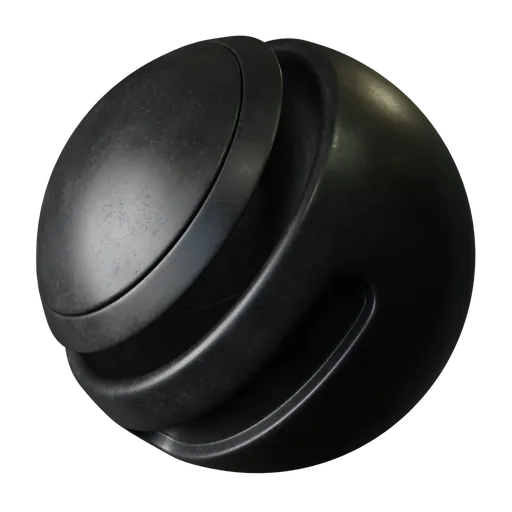 Black Rubber Worn