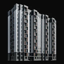 Modern High-Rise Residential Building