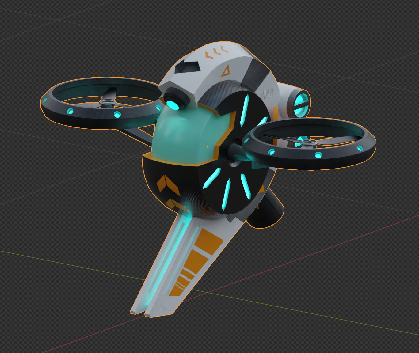 Drones models BlenderKit