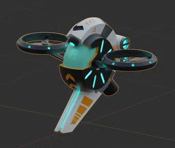 Dron low poly