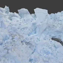 Mountain Glacier Ice Snow Photoscan