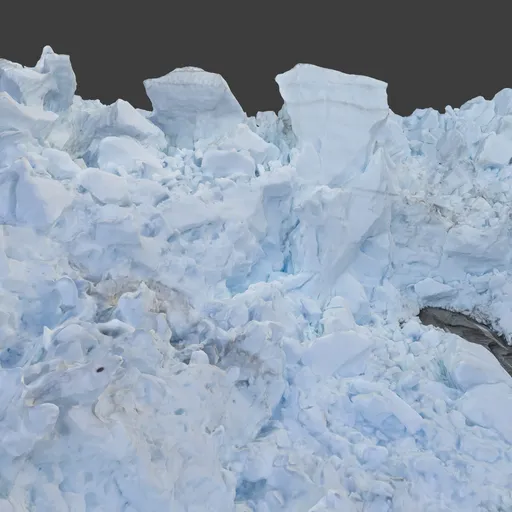 Mountain Glacier Ice Snow Photoscan