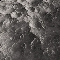 "Explore realistic 2x2km tileable Moon surface model with displacement map in Blender 3D - featuring craters, detailed scenery, black and white rock elements, and HDR lighting. Perfect for landscape designs and trending on Mentalray, created by talented artists Charles Fremont Conner and David A Hardy."