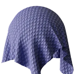 Blue Woven Carpet