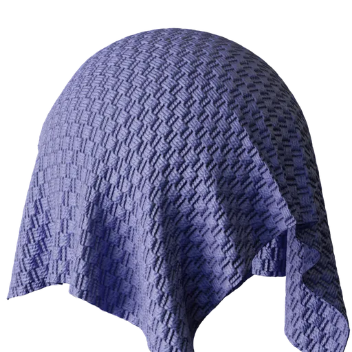 Blue Woven Carpet