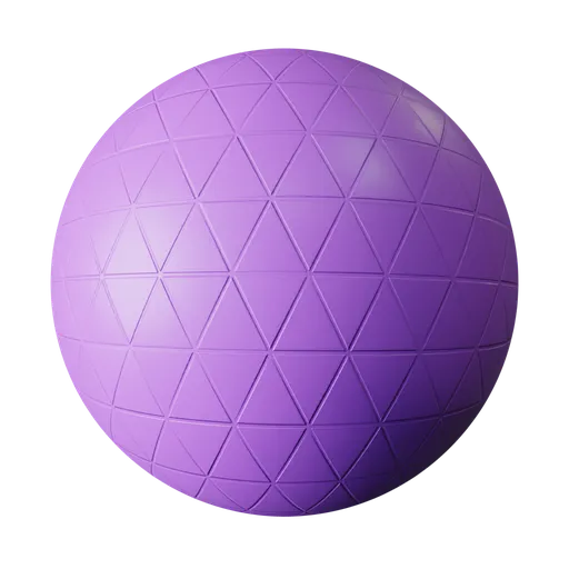 Purple Triangular Panels