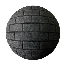 Seamless PBR gravel tile texture for 3D Blender material with realistic surface detail for rendering.