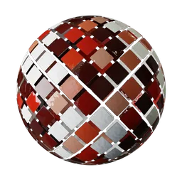 Warm Glossy Diamond Mosaic