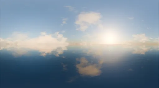 Calm Ocean Sunset Sky
