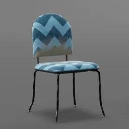 Wedding chair patterned dirty