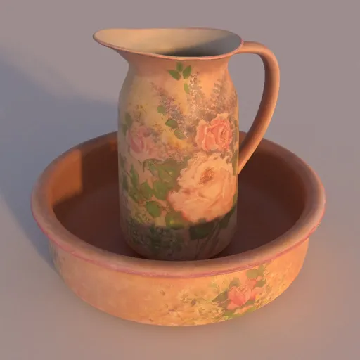 Painted Washup Set