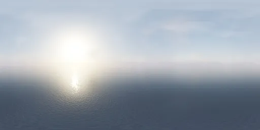 Calm Ocean Sunrise Sky HDRI