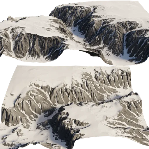 Snow Cliffs Canyon Mountains