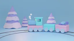 FRC Pastel Train Set