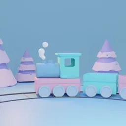 FRC Pastel Train Set