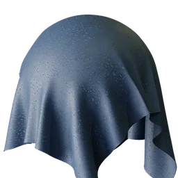 Graphical Blue Velvet