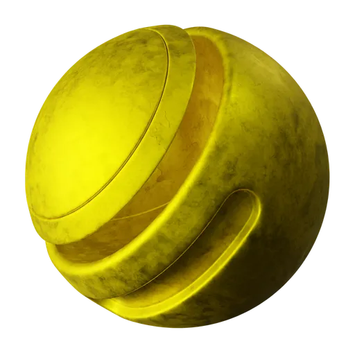 Yellow Anodized Metal