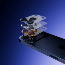 Camera lens product animation