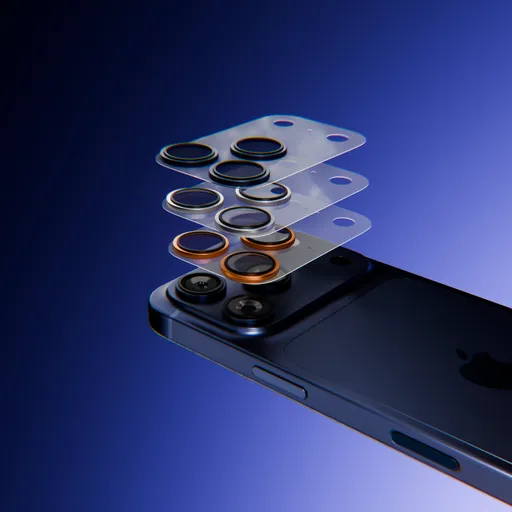Camera lens product animation