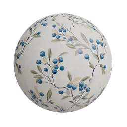 Blue berries wallpaper