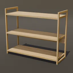 Wooedn Small Wide Rack