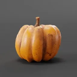 "Find the perfect Halloween pumpkin with this realistic 3D model for Blender 3D. Featuring photorealistic textures and multiple resolution options, these pumpkins are great for any spooky scene. Inspired by Balthasar van der Ast and styled after Apex Legends, this detailed model offers professional quality scans and clean borders."