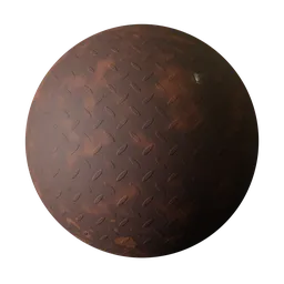 Black Rusty iron plate