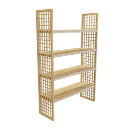 "Get organized with our simple Wooden Oak bookshelf 3D model for Blender 3D. This model features multiple shelves, a center ladder, and a sleek design perfect for any room. Made with top-of-the-line rendering software such as Redshift and Octane Render, this renders beautifully for a photorealistic touch."