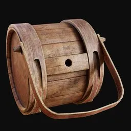 1700s All Wooden Canteen